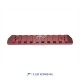 JA-2049-RE | ACI 9-Slot KeyMod Rail (Red)