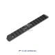 JA-2055-BK | ACI 13-Slot KeyMod Rail (Black)