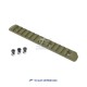 JA-2055-TAN | ACI 13-Slot KeyMod Rail (Tan)