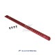 JA-2035-RE | ACI 26-Slot KeyMod Full Side Rail (Red)