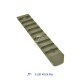 JA-2059-TAN | ACI 9-Slot M-LOK Rail (Tan)