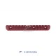 JA-2061-RE | ACI 13-Slot M-LOK Rail (Red)