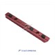 JA-2061-RE | ACI 13-Slot M-LOK Rail (Red)