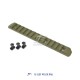 JA-2061-TAN | ACI 13-Slot M-LOK Rail (Tan)