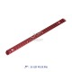 JA-2062-RE | ACI 26-Slot M-LOK Full Side Rail (Red)