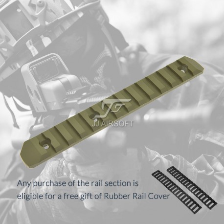 JA-2061-TAN | ACI 13-Slot M-LOK Rail (Tan)