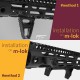 JA-1387-BK | ACI TMRS Left Thumb Rest for KeyMod & M-LOK (Black)