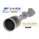 JA-5371-BK | JJ Airsoft Killflash for JJ Airsoft 3-9x50E Scope (Black)