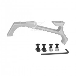 ACI VP23 Tactical Angled Grip for KeyMod & M-LOK (Silver)