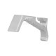 JA-1389-SV | ACI VP23 Tactical Angled Grip for KeyMod & M-LOK (Silver)
