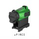 XR003GRN | xFORCE XTSP Red Dot Sight with Low Mount and QD Mount (Green)