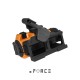 XR003ORN | xFORCE XTSP Red Dot Sight with Low Mount and QD Mount (Orange)