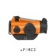 XR003ORN | xFORCE XTSP Red Dot Sight with Low Mount and QD Mount (Orange)