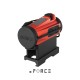 XR003RED | xFORCE XTSP Red Dot Sight with Low Mount and QD Mount (Red)