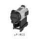 XR003SLV | xFORCE XTSP Red Dot Sight with Low Mount and QD Mount (Silver)