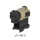 XR003TAN | xFORCE XTSP Red Dot Sight with Low Mount and QD Mount (Tan)