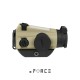 XR003TAN | xFORCE XTSP Red Dot Sight with Low Mount and QD Mount (Tan)
