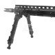 JA-1121-BK | ACI Accutac SR-5 Side Mounted Bipod for KeyMod / M-LOK (Black)