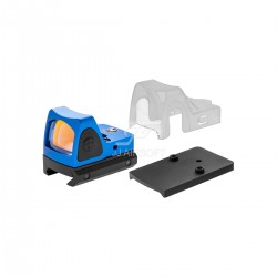 JJ Airsoft RMR Red Dot with Adjustable LED (Blue)