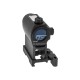JA-5069-BK | Solar Power Red Dot with Riser Mount and Low Mount (Black)