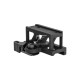 JJ Airsoft QD Riser Mount for T1 and T2 (Black)