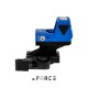 XR021BLE | xFORCE Solar Powered Mini Red Dot with Cantilevered QD Mount (Blue)