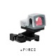 XR021GRY | xFORCE Solar Powered Mini Red Dot with Cantilevered QD Mount (Grey)