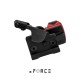 XR021RED | xFORCE Solar Powered Mini Red Dot with Cantilevered QD Mount (Red)