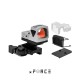 XR021SLV | xFORCE Solar Powered Mini Red Dot with Cantilevered QD Mount (Silver)