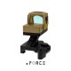 XR021TAN | xFORCE Solar Powered Mini Red Dot with Cantilevered QD Mount (Tan)