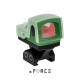 XR022GRN | xFORCE Solar Powered Mini Red Dot with SRW IB Mount (Green)