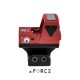 xFORCE Solar Powered Mini Red Dot with SRW IB Mount (Red)