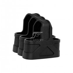 JJ Airsoft MP Style 5.56 NATO for M4 / M16 / HK416, 3 Pack (Black)