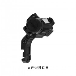 XR004BLK | xFORCE XTSP Red Dot Sight with Adjustable Angle Offset Mount (Black)