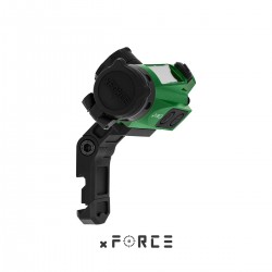 XR004GRN | xFORCE XTSP Red Dot Sight with Adjustable Angle Offset Mount (Green)