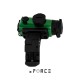 XR004GRN | xFORCE XTSP Red Dot Sight with Adjustable Angle Offset Mount (Green)