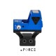 XR023BLE | xFORCE Solar Powered Mini Red Dot with Lightweight SRW IB Mount (Blue)