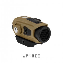 XR030TAN | xFORCE XTSW Red Dot Sight with Low Mount (Tan) | Airsoft Cart International