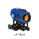 XR031BLE | xFORCE XTSW Red Dot Sight with QD Riser Mount (Blue)