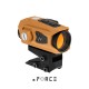 XR035ORN | xFORCE XTSW Red Dot Sight with ELE Adjustable Mount (Orange)
