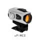 XR035SLV | xFORCE XTSW Red Dot Sight with ELE Adjustable Mount (Silver)