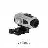 xFORCE XTSW Red Dot Sight with Cantilevered QD Mount (Silver)