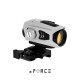 XR036SLV | xFORCE XTSW Red Dot Sight with Cantilevered QD Mount (Silver)
