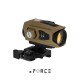 XR036TAN | xFORCE XTSW Red Dot Sight with Cantilevered QD Mount (Tan)