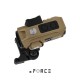 XR036TAN | xFORCE XTSW Red Dot Sight with Cantilevered QD Mount (Tan)