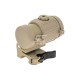 JA-5391-TAN | JJ Airsoft Optical Sight Combo with G43 3x Magnifier and XPS 3-2 Red / Green Dot (Tan)