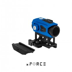XR032BLE | XTSW Red Dot Sight with Low and QD Riser Mount (Blue)