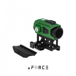 XR032GRN | XTSW Red Dot Sight with Low and QD Riser Mount (Green)