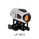 XR032SLV | XTSW Red Dot Sight with Low and QD Riser Mount (Silver)
