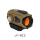 XR034TAN | XTSW Red Dot Sight 3 Mounts Pack with QD Riser, Low and Offset Mount (Tan)